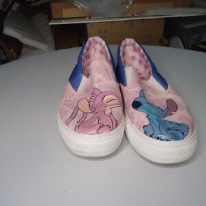Ground Up Women's Disney Stitch Low Top Slip-on Sneaker - Size US 9.5